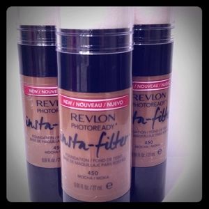 🍇Revlon insta finish filter Foundation mocha 3pk